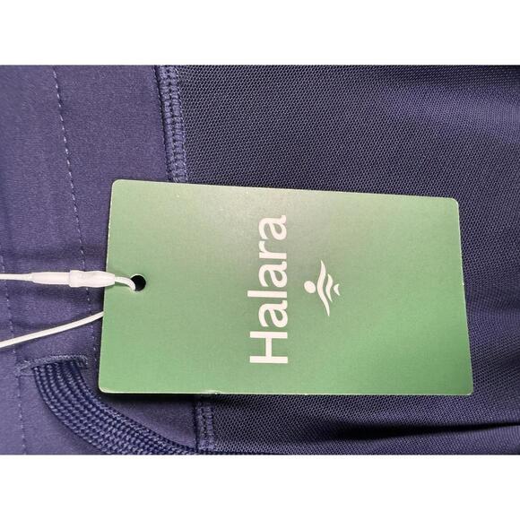 NWT Halara High Waisted Contrast Mesh 2-in-1 Pocket Midi Flare Casual Skirt - M - Picture 9 of 12